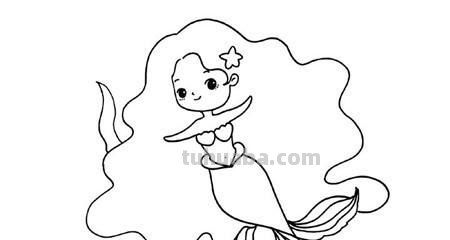 教怎么画美人鱼简笔画 美人鱼简笔画怎么画，美人鱼的画法？