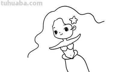 教怎么画美人鱼简笔画 美人鱼简笔画怎么画，美人鱼的画法？