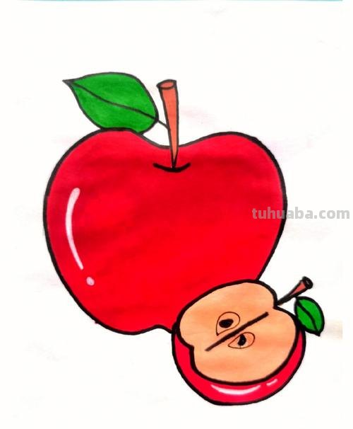 苹果的画法 苹果的画法儿童简笔画
