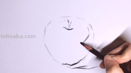 怎样画苹果素描步骤图