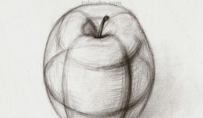 素描苹果画法教程
