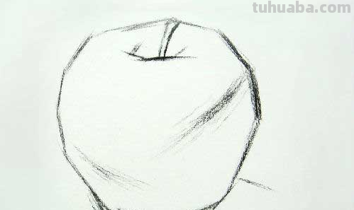素描苹果怎么画?