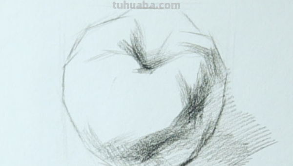 素描苹果怎么画?