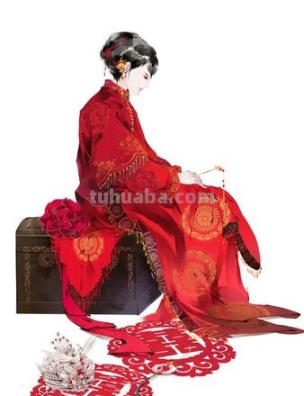 古风手绘婚 古风结婚手绘