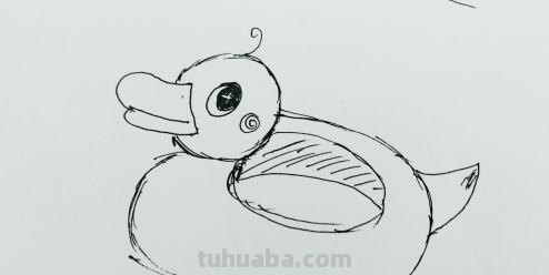 小鸭子的简笔画怎么画 怎样画鸭子-小鸭子的画法-小鸭子简笔画？