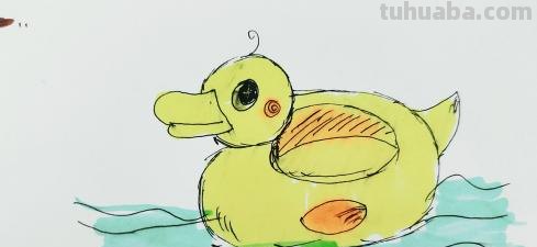 小鸭子的简笔画怎么画 怎样画鸭子-小鸭子的画法-小鸭子简笔画？