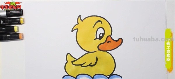 小鸭子的简笔画怎么画 怎样画鸭子-小鸭子的画法-小鸭子简笔画？