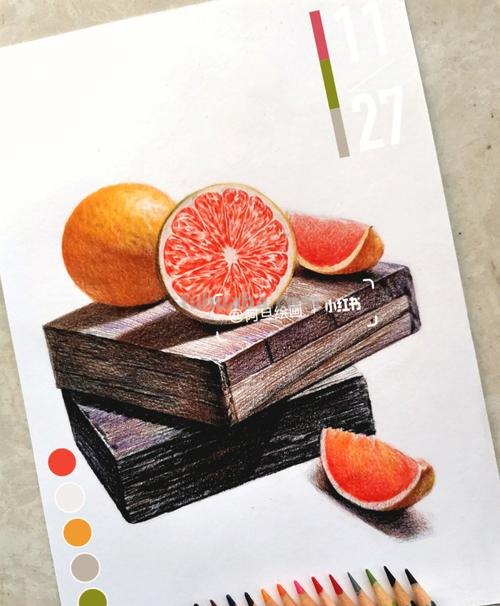 用彩铅画什么水果最好 彩铅画的最简单的水果?