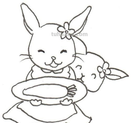 免子怎么画简笔画图片 卡通简笔画:梦游仙境的兔子怎么画?