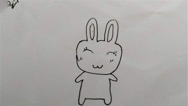 免子怎么画简笔画图片 卡通简笔画：梦游仙境的兔子怎么画？