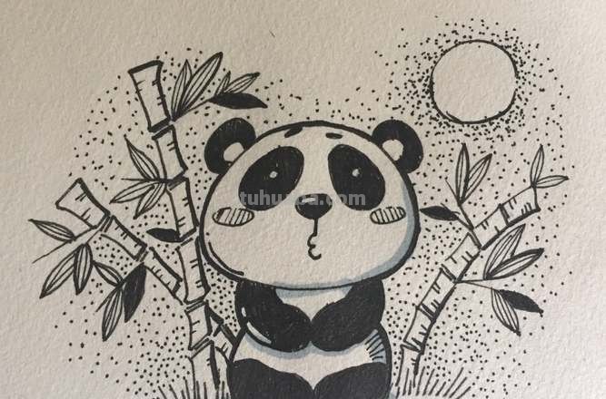 熊猫怎么画简笔画图片大全 熊猫图画儿童绘画?