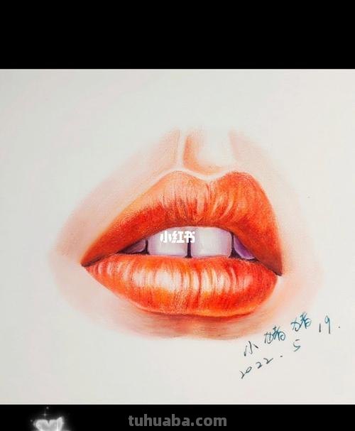 彩铅素描嘴巴正面怎么画 如何用彩铅画嘴唇?