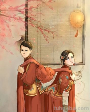 板绘古代婚服步骤教程 板绘古代婚服步骤教程