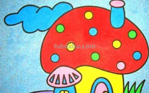 如何画房子儿童画