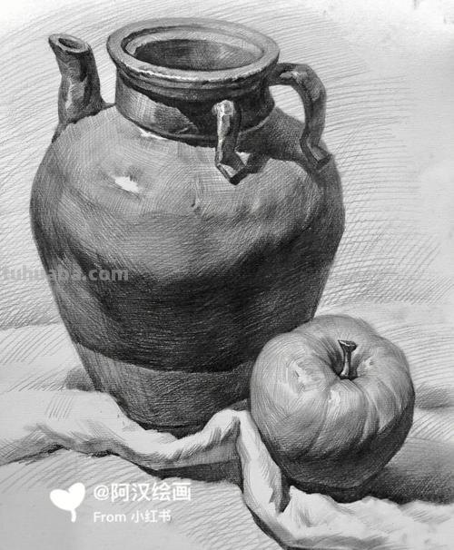 素描罐子 素描罐子图片
