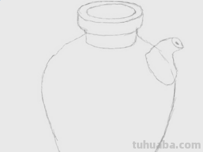 素描静物罐子步骤