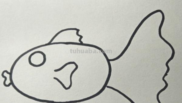 金鱼怎么画简笔画图片大全 儿童简笔画：可爱小金鱼的画法？
