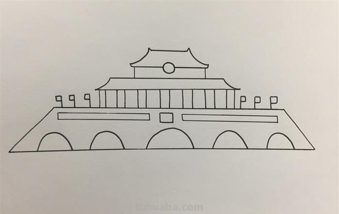 天安门怎么画 天安城门怎样画