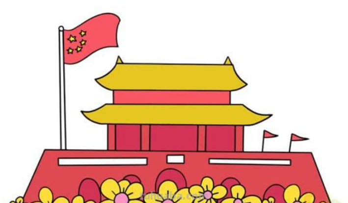 天安门怎么画