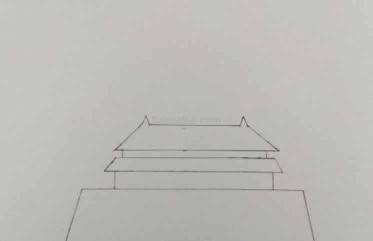 北京天安门怎么画