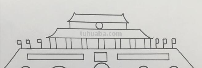 天安门怎么画