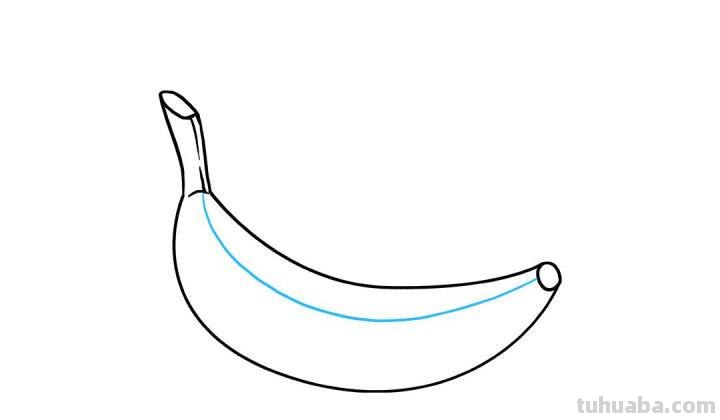 一根香蕉怎么画简笔画 香蕉的简笔画的画法?