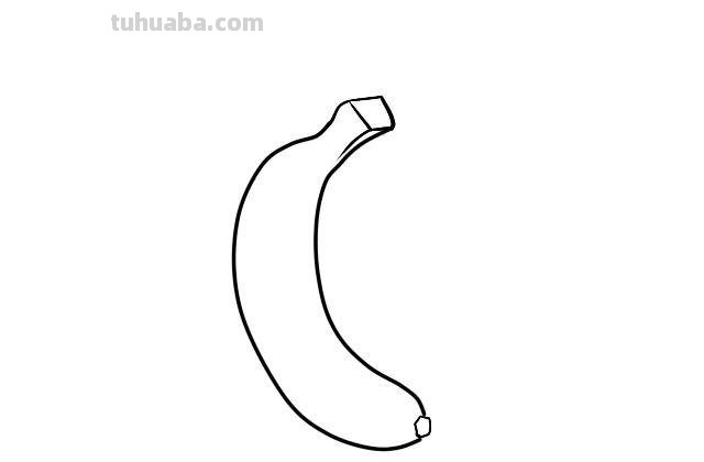 一根香蕉怎么画简笔画 香蕉的简笔画的画法?