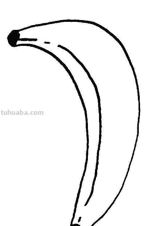 一根香蕉怎么画简笔画 香蕉的简笔画的画法?