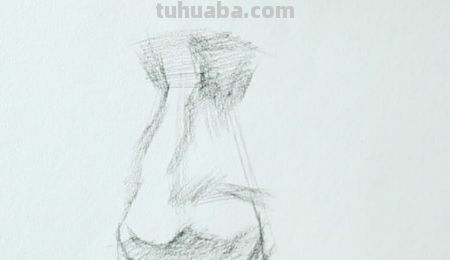 鼻子咋画