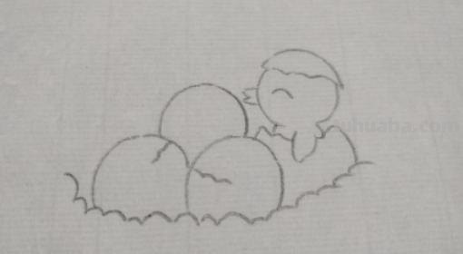 树屋怎么画简笔画图片 如何画古树和茅屋简笔画？