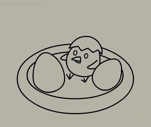 树屋怎么画简笔画图片 如何画古树和茅屋简笔画？