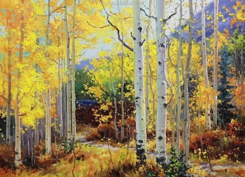 韩国画家加里·金风景油画作品专辑