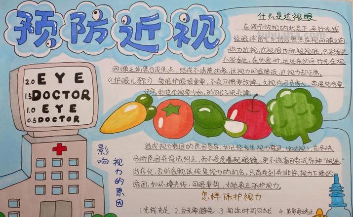 为什么近视手抄报 防近视手抄报内容？