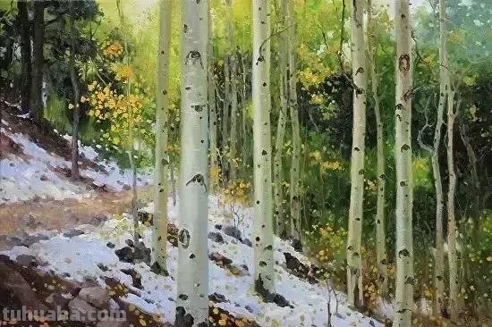 韩国画家加里·金风景油画作品专辑
