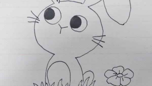 小白兔的简笔画怎么画 可爱小兔子简笔画怎么画？