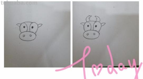 怎么画牛的简笔画图片 儿童简笔画（11）牛的画法？