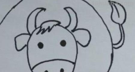 怎么画牛的简笔画图片 儿童简笔画（11）牛的画法？
