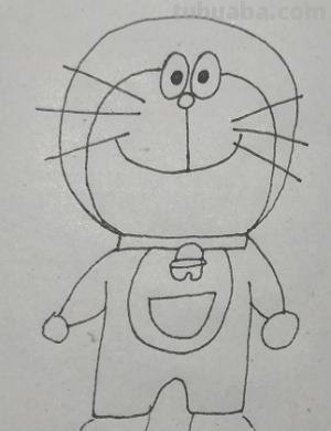 叮当猫的简笔画怎么画 叮当猫的简笔画？