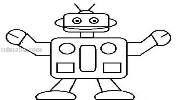 机器人的简笔画怎么画 简笔画机器人？