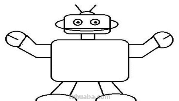 机器人的简笔画怎么画 简笔画机器人？