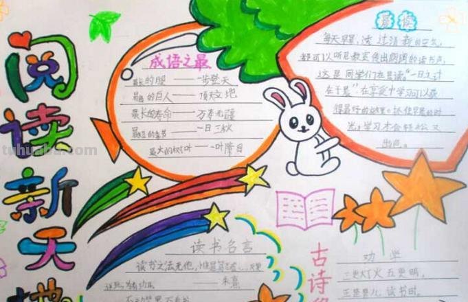 独家么读手抄报 关于“读书”的手抄报该怎么做啊？