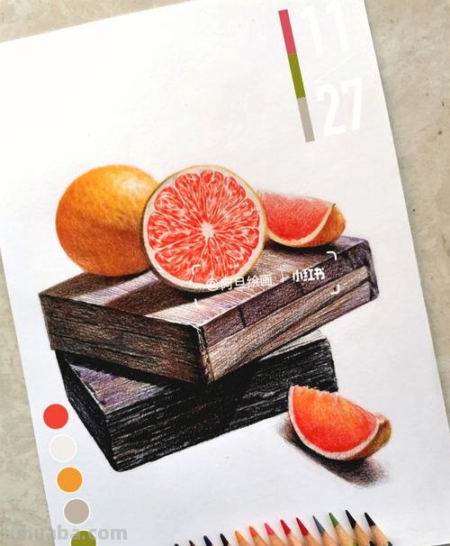 彩铅简笔画怎么画水果 彩铅画的最简单的水果？
