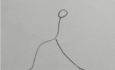 羽毛球拍怎么画简笔画 运动小人简笔画方法？