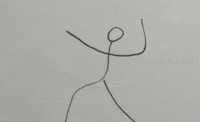 羽毛球拍怎么画简笔画 运动小人简笔画方法？