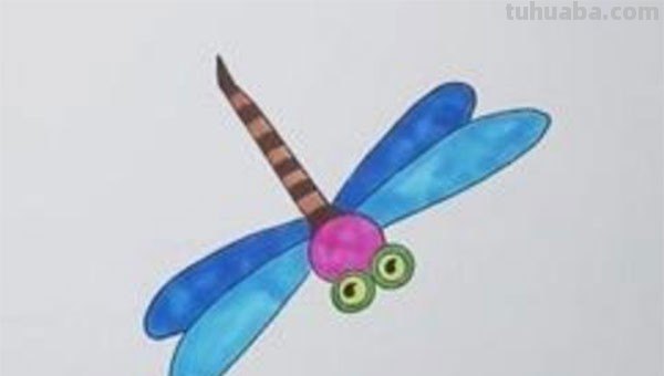 蜻蜓的简单画法?