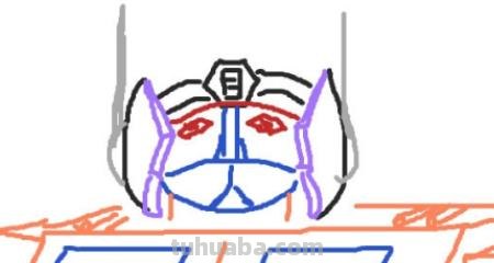 擎天柱的简笔画怎么画 变形金刚擎天柱简笔画教程？