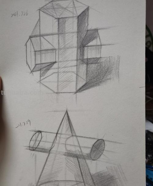 素描几何体怎么画 素描几何体怎么画?