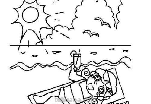怎么画夏天的景色的简笔画 夏天来了简笔画方法？