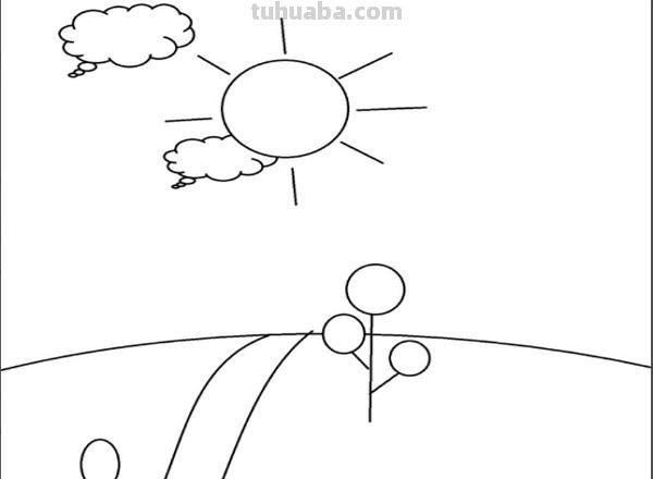 怎么画夏天的景色的简笔画 夏天来了简笔画方法？