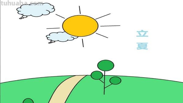 怎么画夏天的景色的简笔画 夏天来了简笔画方法？